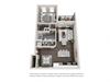 Reed 1 Bedroom 1 Bathroom Floor Plan Reed 1 Bedroom 1 Bathroom, 800 Sq.Ft. Floor Plan at Tomoka Pointe, Florida
